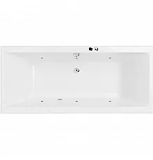 Акриловая ванна Excellent Pryzmat Slim 170x75 WAEX.PRY17S.SOFT.CR с гидромассажем