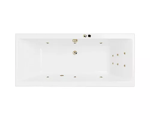 Заказать Акриловая ванна Excellent Pryzmat Slim 160x75 WAEX.PRY16S.LINE.BR с гидромассажем в магазине сантехники Santeh-Crystal.ru