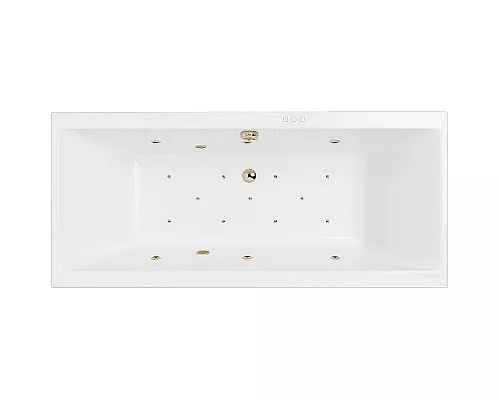 Приобрести Акриловая ванна Excellent Pryzmat Slim 160x75 WAEX.PRY16S.RELAX.BR с гидромассажем в магазине сантехники Santeh-Crystal.ru