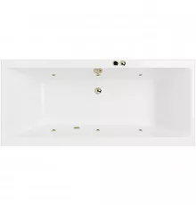 Акриловая ванна Excellent Pryzmat Slim 170x75 WAEX.PRY17S.SOFT.BR с гидромассажем
