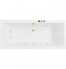 Акриловая ванна Excellent Pryzmat Slim 180x80 WAEX.PRY18S.SMART.GL с гидромассажем