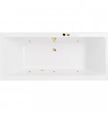 Акриловая ванна Excellent Pryzmat Slim 180x80 WAEX.PRY18S.SOFT.GL с гидромассажем