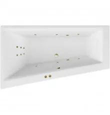 Акриловая ванна Excellent Sfera Slim 170x100 L WAEX.SFL17S.LINE.BR с гидромассажем