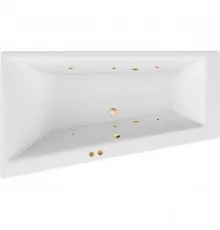 Акриловая ванна Excellent Sfera Slim 170x100 L WAEX.SFL17S.SOFT.GL с гидромассажем