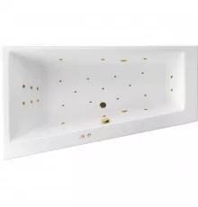 Акриловая ванна Excellent Sfera Slim 170x100 L WAEX.SFL17S.ULTRA.GL с гидромассажем