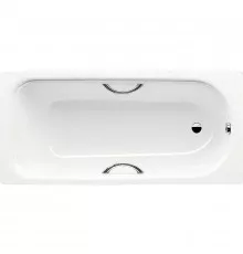 Стальная ванна Kaldewei Saniform Plus Star 337 180х80 133700013001 с покрытием Easy-clean с отверстиями под ручки