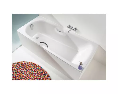 Заказать Стальная ванна Kaldewei Saniform Plus Star 337 180х80 133700013001 с покрытием Easy-clean с отверстиями под ручки в магазине сантехники Santeh-Crystal.ru
