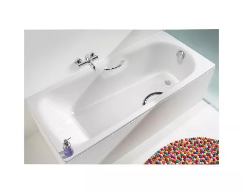 Заказать Стальная ванна Kaldewei Saniform Plus Star 337 180х80 133700013001 с покрытием Easy-clean с отверстиями под ручки в магазине сантехники Santeh-Crystal.ru