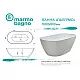 Купить Ванна из литьевого мрамора Marmo Bagno Палермо 168х80 MB-PL170-80 без гидромассажа в магазине сантехники Santeh-Crystal.ru