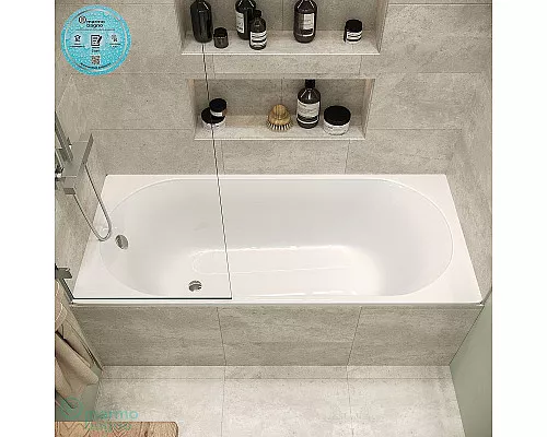 Купить Ванна из литьевого мрамора Marmo Bagno Патриция 170x75 MB-PA170-75 без гидромассажа в магазине сантехники Santeh-Crystal.ru