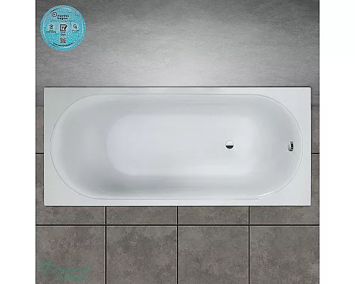 Приобрести Ванна из литьевого мрамора Marmo Bagno Патриция 170x80 MB-PA170-80 без гидромассажа в магазине сантехники Santeh-Crystal.ru