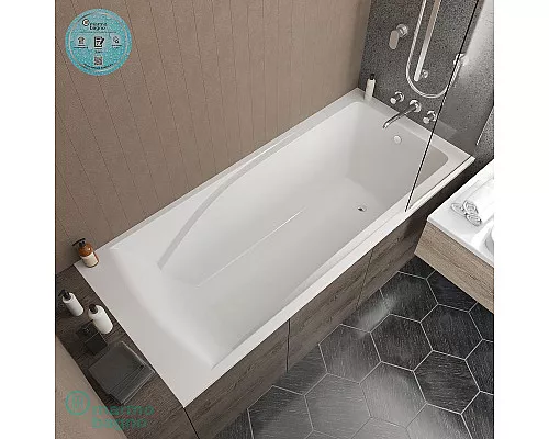 Купить Ванна из литьевого мрамора Marmo Bagno София 170x75 MB-SF170-75 без гидромассажа в магазине сантехники Santeh-Crystal.ru