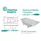 Купить Ванна из литьевого мрамора Marmo Bagno София 170x80 MB-SF170-80 без гидромассажа в магазине сантехники Santeh-Crystal.ru