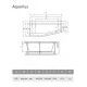 Заказать Акриловая ванна Relisan Aquarius 170x70 L Гл000023277 без гидромассажа в магазине сантехники Santeh-Crystal.ru