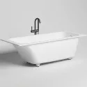 Ванна из литьевого мрамора 170x70 см Salini S-Stone Orlanda Kit 102121M Ванна из литьевого мрамора 170x70 см Salini S-Stone Orlanda Kit 102121M