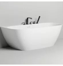 Ванна из литьевого мрамора 180x85 см Salini S-Sense Sofia Wall 102513G