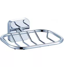 Мыльница с держателем WONZON & WOGHAND, Хром (WW-6624)