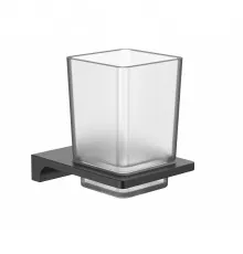 Стакан для зубных щеток с держателем WONZON & WOGHAND ECLIPSE, Темный графит (WW-9121-BGM)