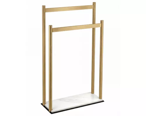 Стойка для полотенец WONZON & WOGHAND, Брашированное золото (WW-V4901-BG)