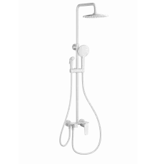 Душевая система WONZON & WOGHAND, Белый матовый (WW-A30874-MW)