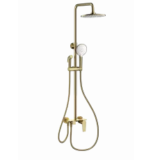 Душевая система WONZON & WOGHAND, Брашированное золото (WW-A30874-BG)