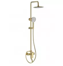 Душевая система WONZON & WOGHAND, Брашированное золото (WW-AE3354-BG)
