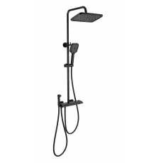 Душевая система с термостатом WONZON & WOGHAND, Черный матовый (WW-B4132-A-MB)