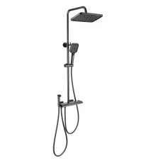 Душевая система с термостатом WONZON & WOGHAND, Темный графит (WW-B4132-A-BGG)