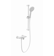 Смеситель для душа с гарнитуром WONZON & WOGHAND, Белый матовый (WW-B2052-A-MW)