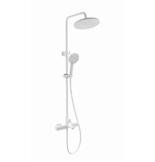 Душевая система с термостатом WONZON & WOGHAND, Белый матовый (WW-C3011-A-MW)