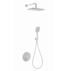 Душевая система с термостатом встраиваемая WONZON & WOGHAND, Белый матовый (WW-D2017-A-MW)