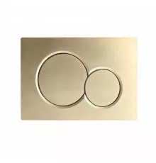 Кнопка смыва для инсталляции WONZON & WOGHAND, Брашированное золото (WW-IB232-BG)