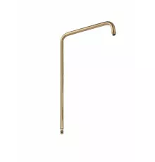 Удлиненная круглая трубка для душевых систем WONZON & WOGHAND, Брашированное золото (WW-LY002-BG)