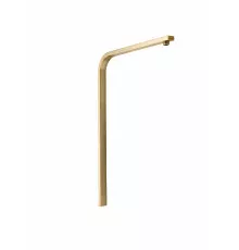 Удлиненная квадратная трубка для душевых систем WONZON & WOGHAND, Брашированное золото (WW-LY001-BG)