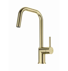 Смеситель для кухни WONZON & WOGHAND, Брашированное золото (WW-6018-BG)