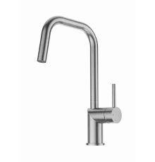 Смеситель для кухни WONZON & WOGHAND,  Брашированный никель (WW-6018-BS)