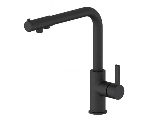 Заказать Смеситель для кухни c подключением фильтра WONZON & WOGHAND, Черный матовый (WW-88458008-MB) в магазине сантехники Santeh-Crystal.ru