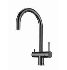 Смеситель для кухни c подключением фильтра WONZON & WOGHAND, Темный графит (WW-3211-BGG)