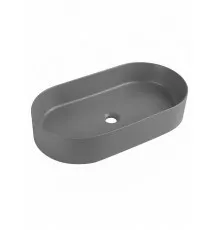 Накладная раковина овальная WONZON & WOGHAND ONTARIO, серый матовый (WW-RN41363-MG)