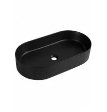 Накладная раковина овальная WONZON & WOGHAND ONTARIO, черный матовый (WW-RN41363-MB)