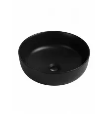 Накладная раковина круглая WONZON & WOGHAND ERIE, черный матовый (WW-RN4076-MB)