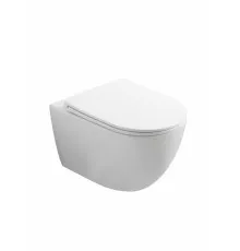 Унитаз подвесной безободковый WONZON & WOGHAND NILE, белый глянцевый (WW-UP2210-GW)