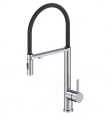 Смеситель для кухни с гибким изливом и подключением фильтра WONZON & WOGHAND, Хром (WW-458027-CR)