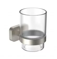 Стакан для зубных щеток с держателем WONZON & WOGHAND GRAFFITY, Брашированный никель (WW-9321-BN)