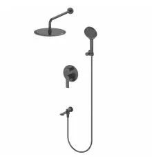 Душевая система встраиваемая WONZON & WOGHAND BRILLIANT, Черный матовый (WW-88939079-MB)