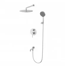 Душевая система встраиваемая WONZON & WOGHAND STICK, Брашированный никель (WW-88939017-BN)