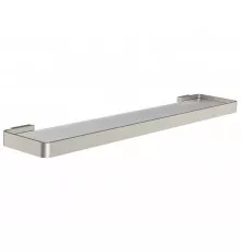 Стеклянная полка для ванной WONZON & WOGHAND LOTTE, Брашированный никель (WW-8327A-BN)