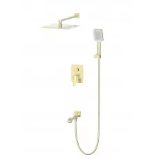 Душевая система встраиваемая WONZON & WOGHAND FLEX, Брашированное золото (WW-88939072-BG)