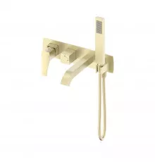 Смеситель для ванны встраиваемый WONZON & WOGHAND FLEX, Брашированное золото (WW-88889072-BG)