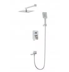 Душевая система встраиваемая WONZON & WOGHAND DIAMOND, Брашированный никель (WW-88939011-BN)